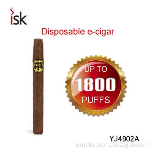 Different Flavored 1800puffs Disposable Electronic Cigarette, E Cigar Yj4902